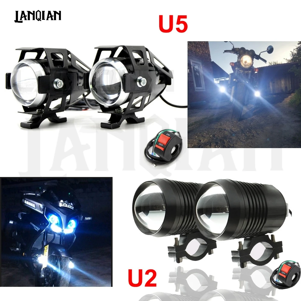 Universal 2 PCS Motorcycle LED Light Fog Light Headlight chip Auxiliary Lamp Motorbike Driving Spotlight Street Moto Head Lights
Universal 2 PCS Motorcycle LED Light Fog Light Headlight chip Auxiliary Lamp Motorbike Driving Spotlight Street Moto Head Lights