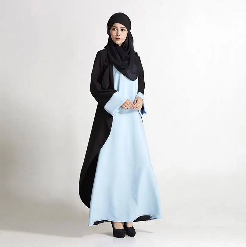 2018 Новое взрослое поддельное мусульманское платье из двух частей исламские
