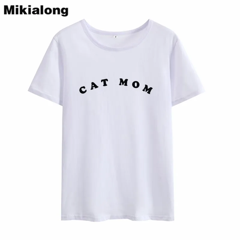 Mikialong Funny Cat Mom T Shirt Women Harajuku Kawaii Summer Tops Hipster Tumblr Tee Shirt Femme 2018 Women T-shirts Camiseta
Mikialong Funny Cat Mom T Shirt Women Harajuku Kawaii Summer Tops Hipster Tumblr Tee Shirt Femme 2018 Women T-shirts Camiseta