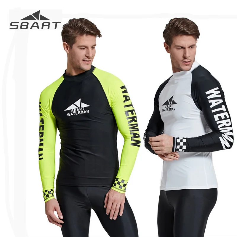 SBART Summer Men Long Sleeve Sunscreen Swimwear Men Anti-UV Rash Guard Diving Quick-drying Shirt Snorkeling Swimming Bodysuit
SBART Summer Men Long Sleeve Sunscreen Swimwear Men Anti-UV Rash Guard Diving Quick-drying Shirt Snorkeling Swimming Bodysuit