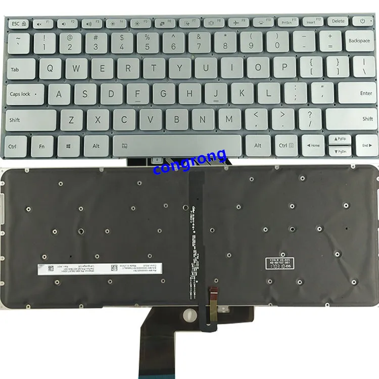 Laptop US English Keyboard for Xiaomi MI Air 13.3 inch 9Z.ND7BW.001 MK10000005761 490.09U07.0D01 notebook silver Backlit
Laptop US English Keyboard for Xiaomi MI Air 13.3 inch 9Z.ND7BW.001 MK10000005761 490.09U07.0D01 notebook silver Backlit