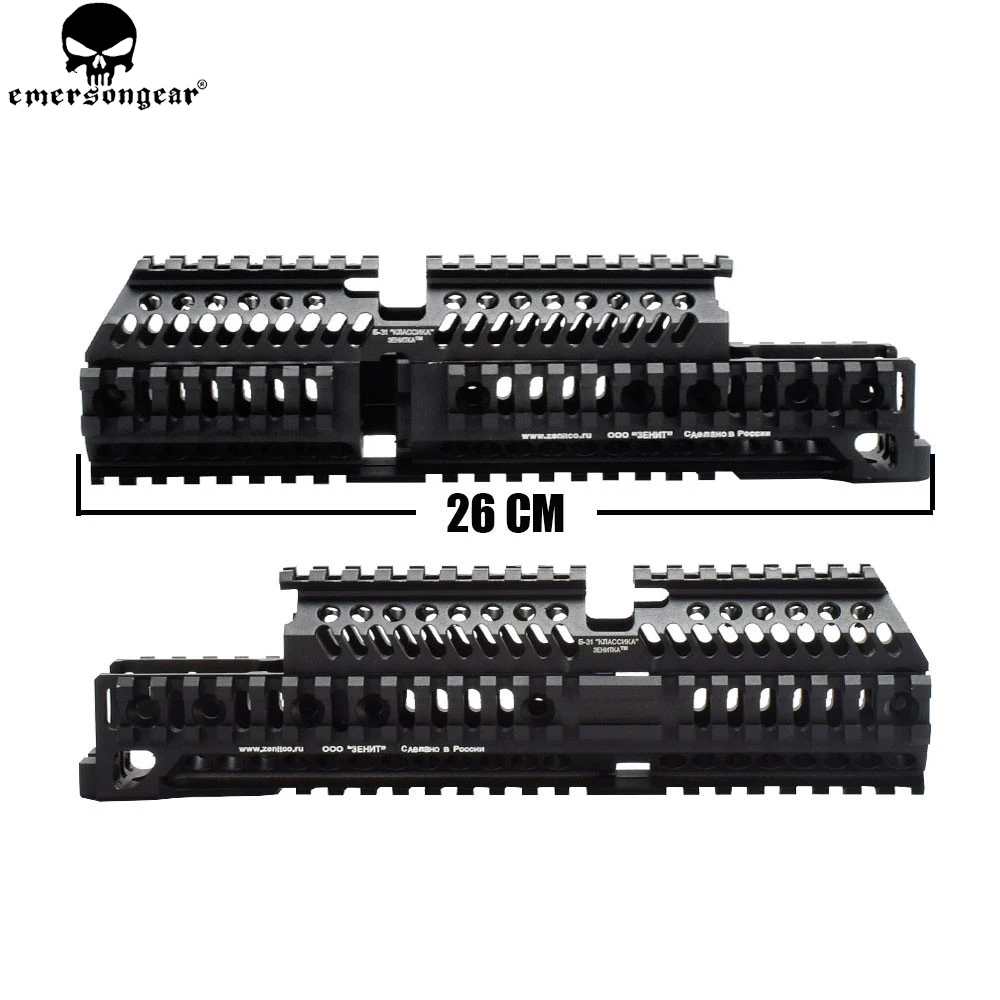 EMERSON AK 47 Tactical Quad Rail Picatinny Handguard System CNC Aluminum Full Length Tactical for AK AEG / GBB Rifles B30 B31
EMERSON AK 47 Tactical Quad Rail Picatinny Handguard System CNC Aluminum Full Length Tactical for AK AEG / GBB Rifles B30 B31