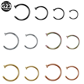 1PC G23 Titanium18G 20G Nose Piercing Nariz C Clip lip Piercings Nose Earrings Hoop Piercings Nose Studs Nostril Piercings
1PC G23 Titanium18G 20G Nose Piercing Nariz C Clip lip Piercings Nose Earrings Hoop Piercings Nose Studs Nostril Piercings