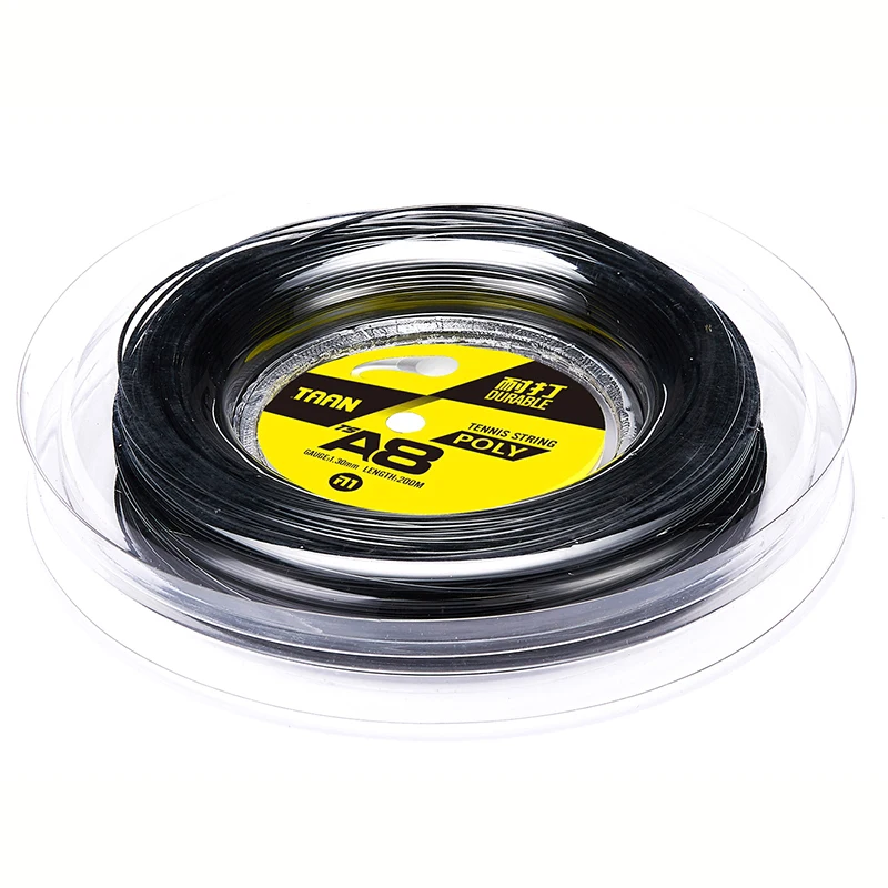 Powerti Polyester 1.30mm Tennis Racket String 200m Reel Tennis Training Durable Black Gray String A8
Powerti Polyester 1.30mm Tennis Racket String 200m Reel Tennis Training Durable Black Gray String A8