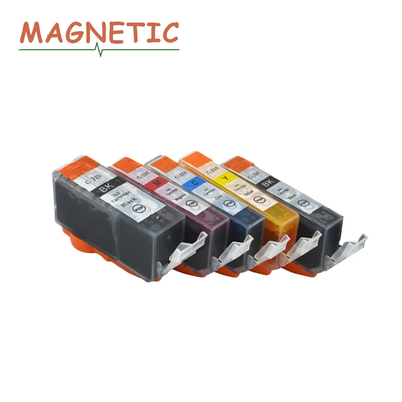 5PK Ink Cartridges BCI-325 BCI325 325 for CANON PIXUS MG5230 5130 6130 8130 MG6230 8230 5330 IP4830 IP4930 MX883 IX6530 printer
5PK Ink Cartridges BCI-325 BCI325 325 for CANON PIXUS MG5230 5130 6130 8130 MG6230 8230 5330 IP4830 IP4930 MX883 IX6530 printer