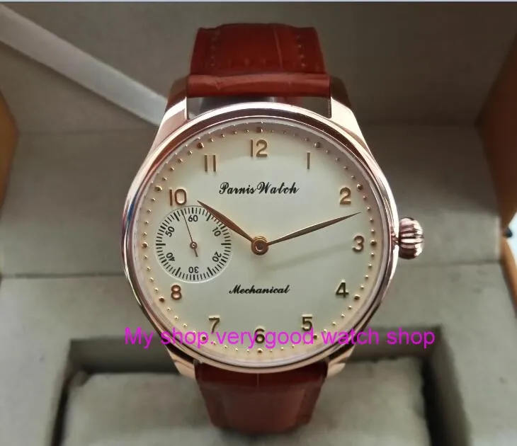 44mm PARNIS Butter yellow dial asian 6497/3600 Mechanical Hand Wind movement men's watch Mechanical watches fei218A
44mm PARNIS Butter yellow dial asian 6497/3600 Mechanical Hand Wind movement men's watch Mechanical watches fei218A