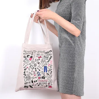 YILE Cotton Canvas Eco Market Shopping Tote Shoulder Book Bag Print Daily Life Necessities G08TJ
YILE Cotton Canvas Eco Market Shopping Tote Shoulder Book Bag Print Daily Life Necessities G08TJ