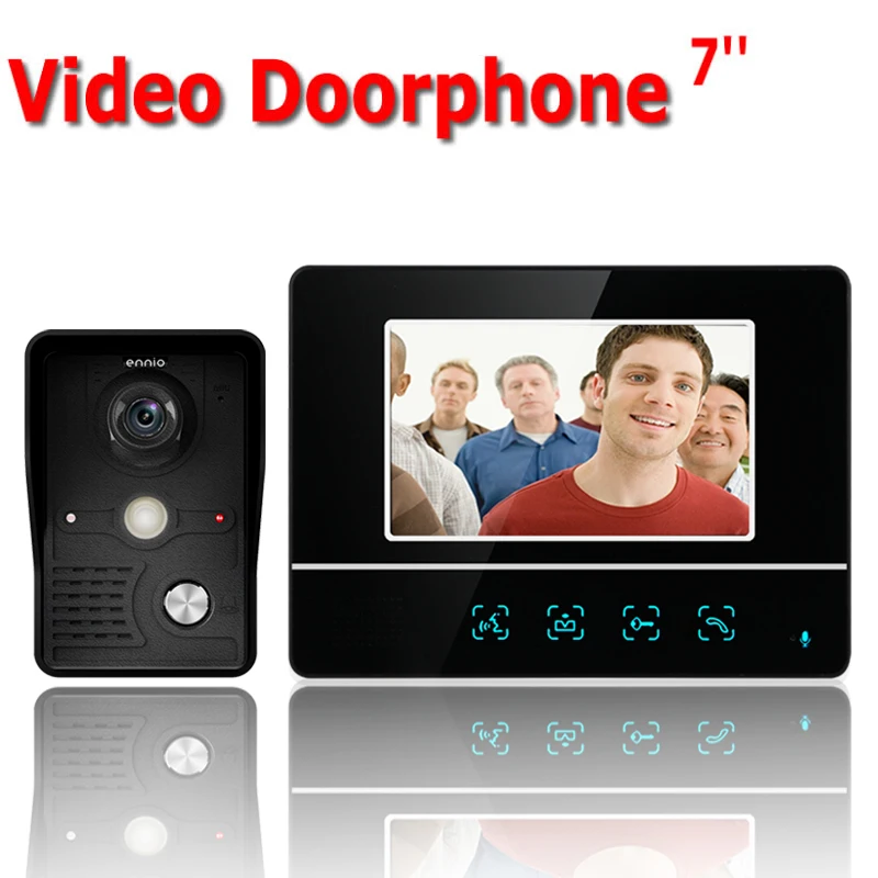 Free Shipping 7 Inch TFT Touch Screen Color Video Door Phone CMOS Night Vision Camera Intercom system Videoportero
Free Shipping 7 Inch TFT Touch Screen Color Video Door Phone CMOS Night Vision Camera Intercom system Videoportero