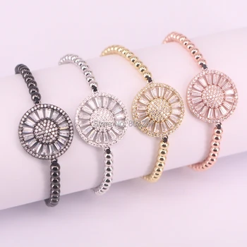 10Pcs Adjustable Micro Pave CZ Crystal Round Bracelet High Quality Copper Beads Braided Macrame Women Bracelets
10Pcs Adjustable Micro Pave CZ Crystal Round Bracelet High Quality Copper Beads Braided Macrame Women Bracelets