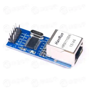 (mini version) ENC28J60 network module / SPI interface / Ethernet microcontroller development board supporting module 
(mini version) ENC28J60 network module / SPI interface / Ethernet microcontroller development board supporting module