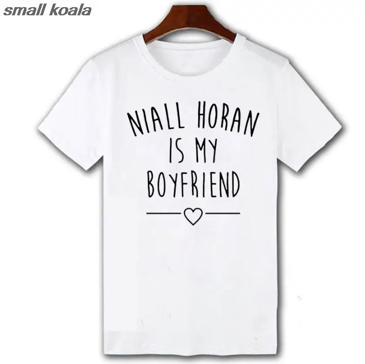 Harajuku 2017 Niall Horan Is My Boyfriend рубашка женская футболка с надписью One Direction Tumblr одежда