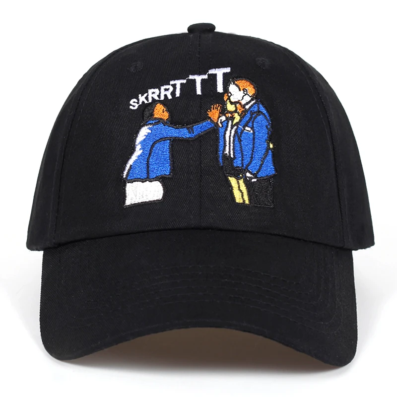 personality cotton Black Skrrttt Embroidery Dad Cap Hat Unisex Baseball Cap Anime Snapback Hip-hop cap golf hats Bone Garros
personality cotton Black Skrrttt Embroidery Dad Cap Hat Unisex Baseball Cap Anime Snapback Hip-hop cap golf hats Bone Garros