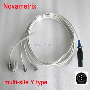 Compatible Novametrix 505 510 511 7000 7100 spo2 sensor 7pin plug reusable spo2 multi site y model spo2 sensor probe long cable
Compatible Novametrix 505 510 511 7000 7100 spo2 sensor 7pin plug reusable spo2 multi site y model spo2 sensor probe long cable