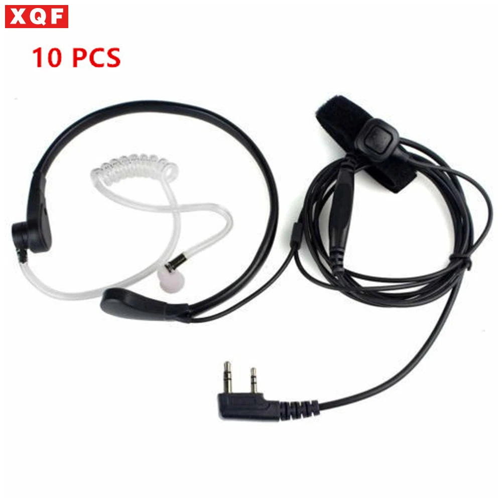 10 PCS Air Tube Headset Earpiece Throat Microphone Mic PTT for Portable Radio Walkie-Talkie Baofeng UV-5R UV B5 GT-3TP UV-8HX
10 PCS Air Tube Headset Earpiece Throat Microphone Mic PTT for Portable Radio Walkie-Talkie Baofeng UV-5R UV B5 GT-3TP UV-8HX