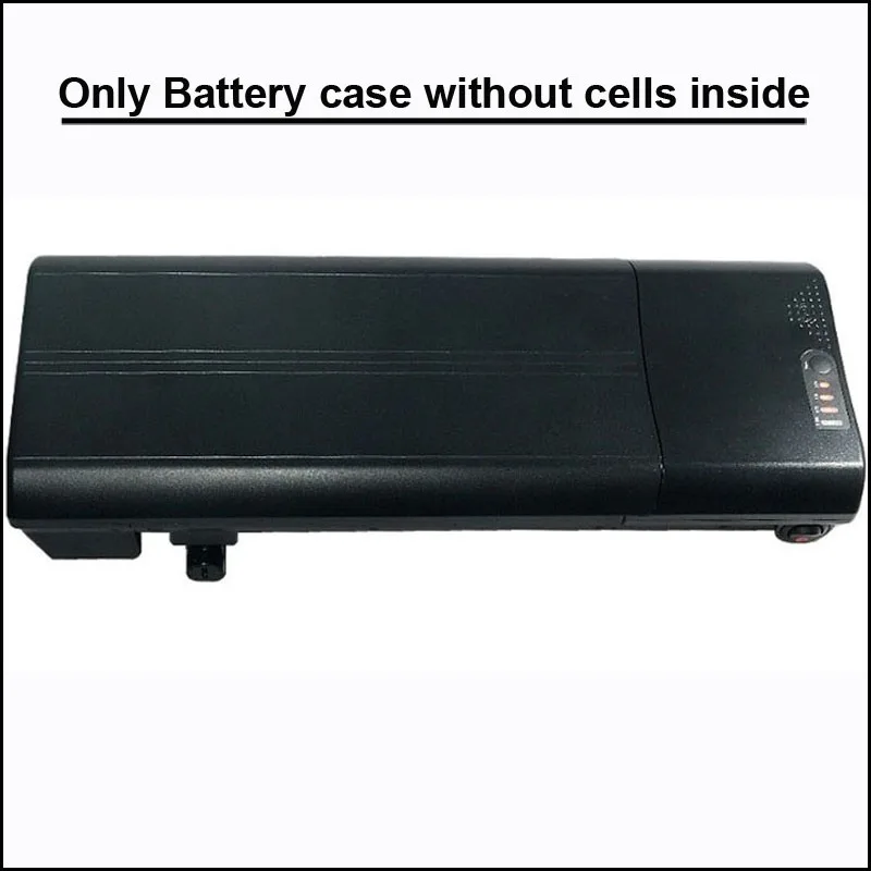 36V rear rack electric bicycle lithium ion battery storage box and 18650 plastic case with free cell holder 
36V rear rack electric bicycle lithium ion battery storage box and 18650 plastic case with free cell holder