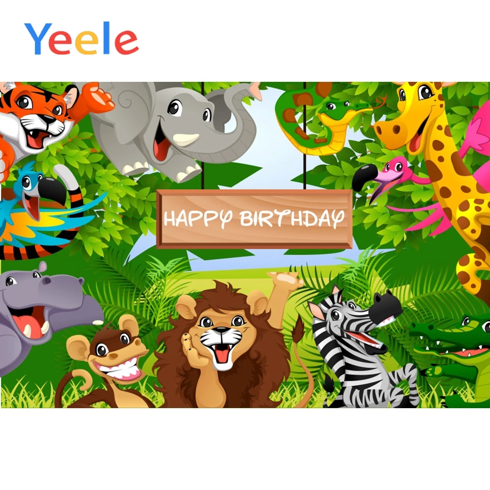 Yeele Safari Birthday Backgrounds Jungel Forests Baby Cartoon Party Poster Portrait Scene Photography Backdrops For Photo Studio
Yeele Safari Birthday Backgrounds Jungel Forests Baby Cartoon Party Poster Portrait Scene Photography Backdrops For Photo Studio