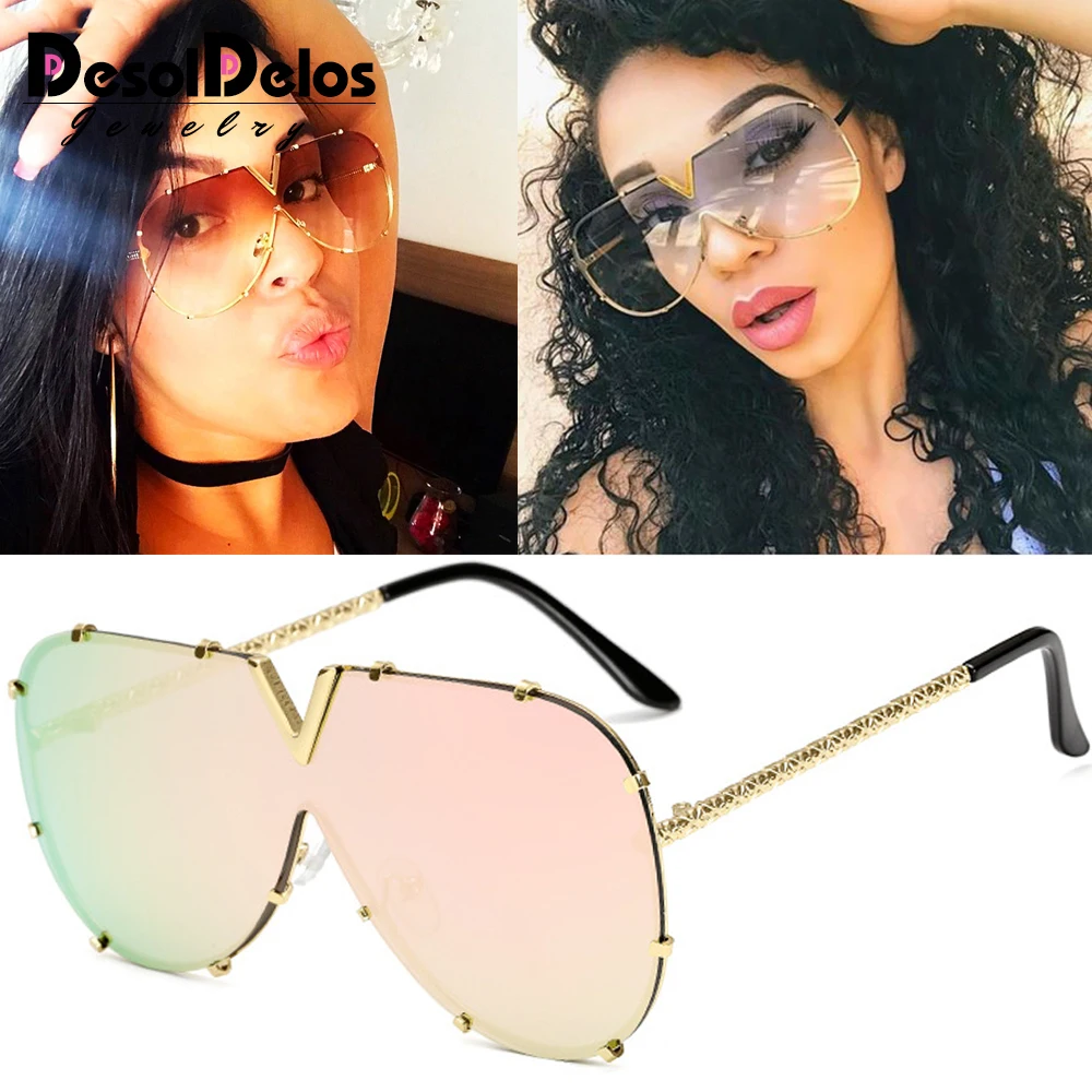 2019 Oversized Shield Sunglasses Visor Men Women One Peice Sunny Windproof Mask Sun Glasses Flat Top Hood Goggle gafas
2019 Oversized Shield Sunglasses Visor Men Women One Peice Sunny Windproof Mask Sun Glasses Flat Top Hood Goggle gafas