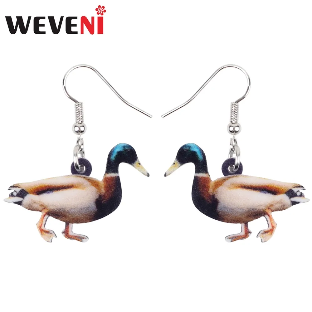 WEVENI Acrylic Cartoon Walking Duck Quacker Earrings Big Long Dangle Drop Novelty Animal Jewelry For Women Girls Teens Gift Bulk
WEVENI Acrylic Cartoon Walking Duck Quacker Earrings Big Long Dangle Drop Novelty Animal Jewelry For Women Girls Teens Gift Bulk