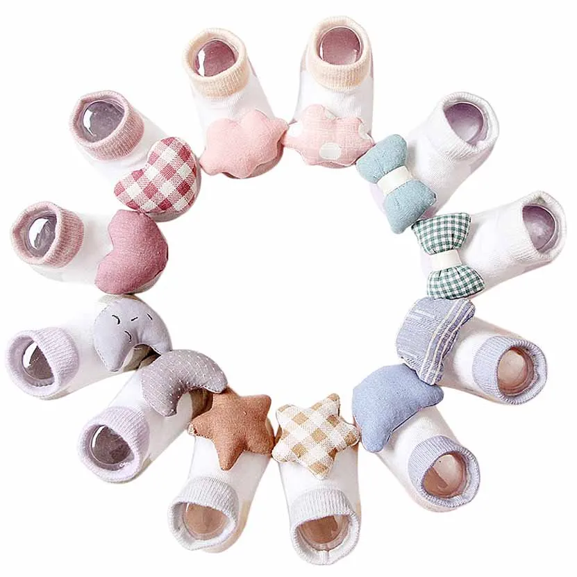 2Pairs pack Cute doll baby socks cotton baby glue slip-resistant newborn socks cotton 0-18 month kids lovely floor socks
2Pairs pack Cute doll baby socks cotton baby glue slip-resistant newborn socks cotton 0-18 month kids lovely floor socks