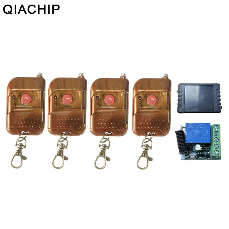 433MHz Universal Wireless Remote Control DC 12V 1 CH Relay Receiver RF Switch 1 Button Remote Control Gate Garage Opener
433MHz Universal Wireless Remote Control DC 12V 1 CH Relay Receiver RF Switch 1 Button Remote Control Gate Garage Opener