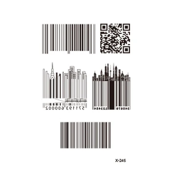 Wyuen 2017 New Design Barcode Waterproof Temporary Tattoo Stickers for Adults Kids Body Art Fake Tatoo for Man Woman T-030
Wyuen 2017 New Design Barcode Waterproof Temporary Tattoo Stickers for Adults Kids Body Art Fake Tatoo for Man Woman T-030