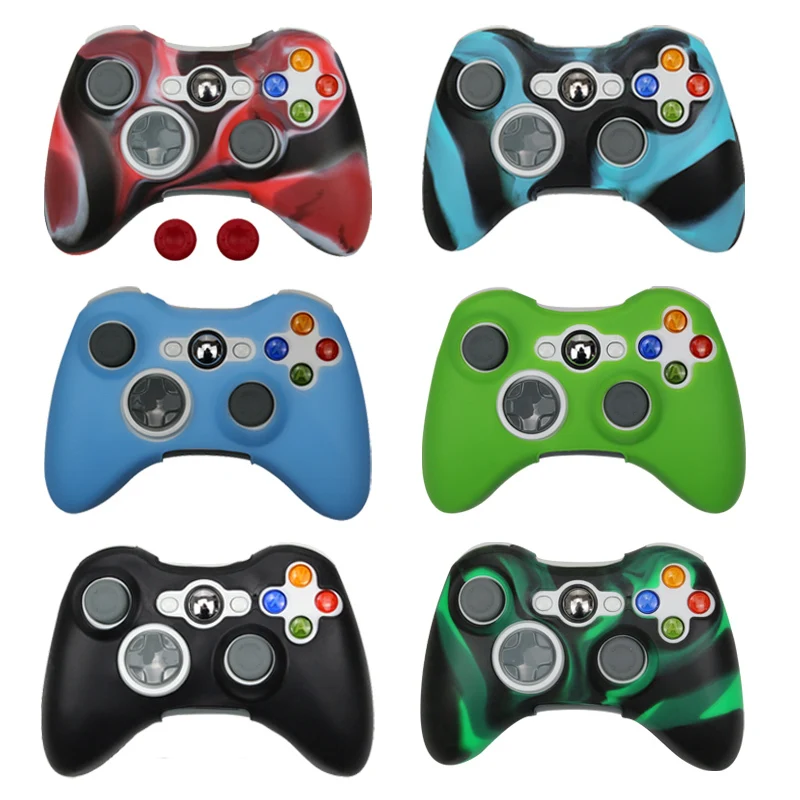 Silicone Case Cover For Xbox 360 Gamepad Soft Rubber Silicone Cover For Xbox360 Controller Accessories Gel Protective Case skin
Silicone Case Cover For Xbox 360 Gamepad Soft Rubber Silicone Cover For Xbox360 Controller Accessories Gel Protective Case skin