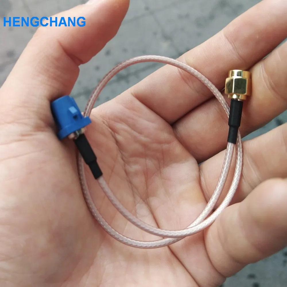 Fakra male to SMA Male GPS Antenna Extension Pigtail Cable 30cm Fakra to SMA RG316 cable
Fakra male to SMA Male GPS Antenna Extension Pigtail Cable 30cm Fakra to SMA RG316 cable