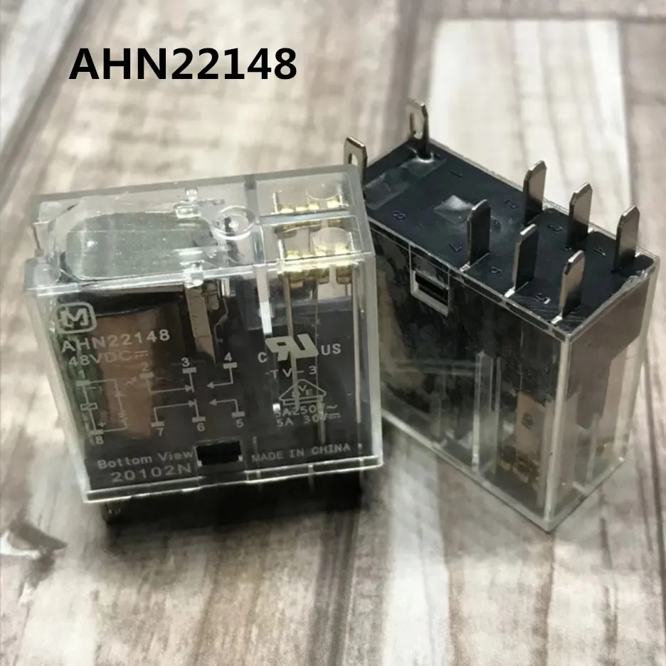 Горячее предложение, новое реле AHN22148, 48 В постоянного тока, 48 В постоянного тока, 48 В, 5 А, 250 В переменного тока, 8 контактов
Горячее предложение, новое реле AHN22148, 48 В постоянного тока, 48 В постоянного тока, 48 В, 5 А, 250 В переменного тока, 8 контактов