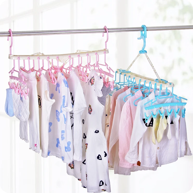 Clothes Hanger Clothes Drying Rack Multi-function Plastic Scarf Clothes Hangers Hangers Storage Racks Pegs Socks Clips
Clothes Hanger Clothes Drying Rack Multi-function Plastic Scarf Clothes Hangers Hangers Storage Racks Pegs Socks Clips