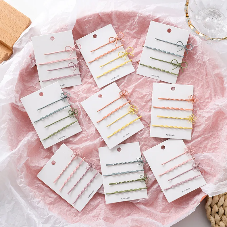 4pcs/set Summer Fashion Bow knot Hairclips For Women Sweet Hair Accessories Lovely Barrettes Girls Hair Jewelry Candy Hairpin
4pcs/set Summer Fashion Bow knot Hairclips For Women Sweet Hair Accessories Lovely Barrettes Girls Hair Jewelry Candy Hairpin