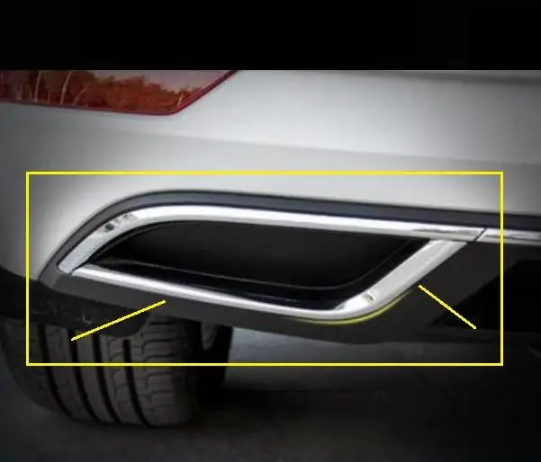 2PCS/SET Stainless Steel Tail throat Pipe Decorative sequins For Volkswagen Golf 7 /7.5 2018 Exterior decoration upgrade
2PCS/SET Stainless Steel Tail throat Pipe Decorative sequins For Volkswagen Golf 7 /7.5 2018 Exterior decoration upgrade