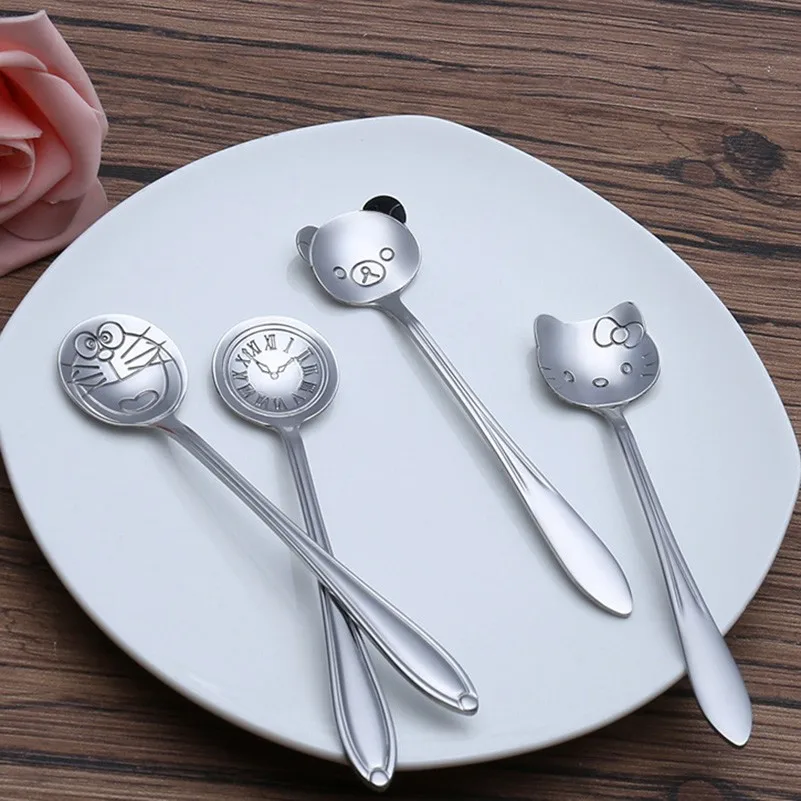 1pcs Stainless Steel Cartoon Spoons Cute Children Kids Dinnerware Baby Spoon Tableware %
1pcs Stainless Steel Cartoon Spoons Cute Children Kids Dinnerware Baby Spoon Tableware %