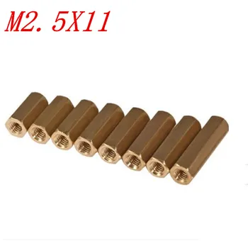 50Pcs/lot M2.5*11 M2.5x11 Female female Hex head Brass Spacing Screws Threaded Pillar PCB Computer StandOff Spacer
50Pcs/lot M2.5*11 M2.5x11 Female female Hex head Brass Spacing Screws Threaded Pillar PCB Computer StandOff Spacer