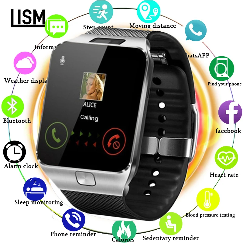 Hot Selling Smart Watch Support 2G Sim & 16G TF Card For Android Phone With Camera Sync Notifier For Samsung Huawei Xiaomi.
Hot Selling Smart Watch Support 2G Sim & 16G TF Card For Android Phone With Camera Sync Notifier For Samsung Huawei Xiaomi.