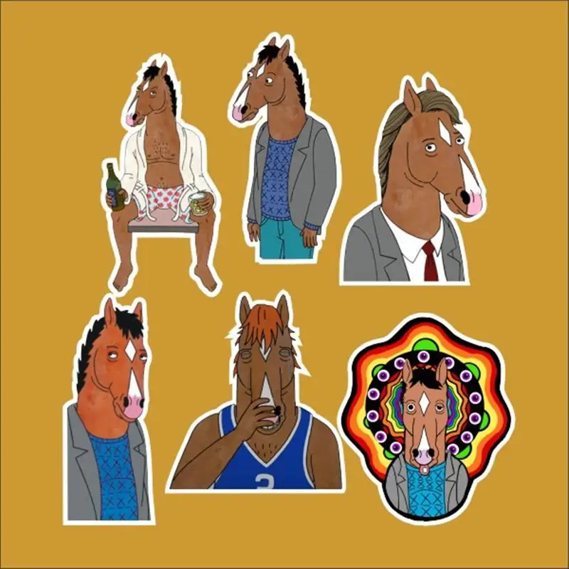 6pcs/Lot BoJack Horseman Brand Cartoon Kids Stickers For Luggage Suitcase Skateboard Motor Pegatinas Adesivi Waterproof Stickers
6pcs/Lot BoJack Horseman Brand Cartoon Kids Stickers For Luggage Suitcase Skateboard Motor Pegatinas Adesivi Waterproof Stickers