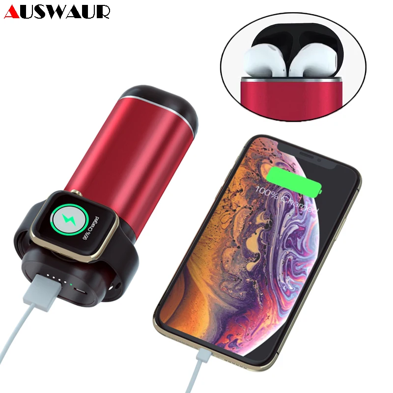 5200mah Power Bank Wireless Charger for Airpods Apple Watch Series iWatch 1 2 3 4 External Battery Charger for iPhone Samsung
5200mah Power Bank Wireless Charger for Airpods Apple Watch Series iWatch 1 2 3 4 External Battery Charger for iPhone Samsung