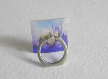 New font b Mobile b font Phone Ring Holder With Mysterious Castle Pattern Magic Blue Light