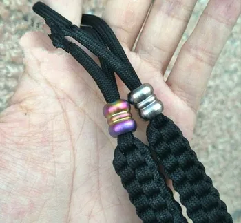 10PCS Titanium Parachute Cord Lanyard Bead Knife Key Chain Bead TC4 B
10PCS Titanium Parachute Cord Lanyard Bead Knife Key Chain Bead TC4 B