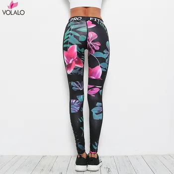 VOLALO 2019 New Women Floral Yo-ga Pants Female Italian Printing Technology Elastic Compression Trousers Leggings
VOLALO 2019 New Women Floral Yo-ga Pants Female Italian Printing Technology Elastic Compression Trousers Leggings