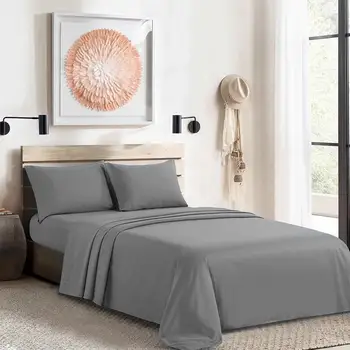 Luxury Bed Sheets Breathable Cooling Sheets Anti-allergy Hotel Beddings #CW
Luxury Bed Sheets Breathable Cooling Sheets Anti-allergy Hotel Beddings #CW