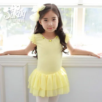 Kelly Cotton Short-sleeved Children's Dance Dress Girl Summer Style Dance Practice Gongfu Chiffon Ballet Skirt
Kelly Cotton Short-sleeved Children's Dance Dress Girl Summer Style Dance Practice Gongfu Chiffon Ballet Skirt