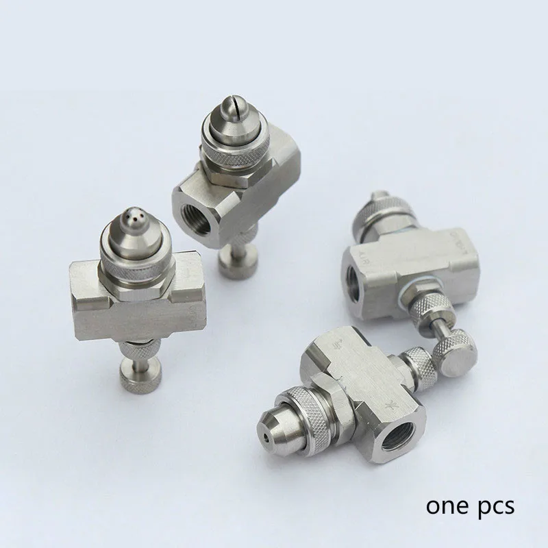 1/4" Water Air Atomizing Nozzle Misting Nozzle Low pressure Flat Fan Solid Cone Nozzle Compressed Air
1/4" Water Air Atomizing Nozzle Misting Nozzle Low pressure Flat Fan Solid Cone Nozzle Compressed Air