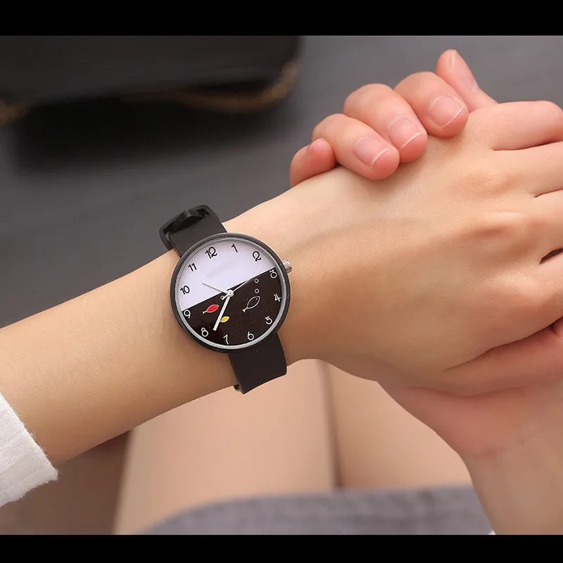 Fashion Silicone Wrist Watch Women Watch Ladies Quartz Wristwatches For Woman Clock Female Hours Hodinky Montre Femme Fish Pond
Fashion Silicone Wrist Watch Women Watch Ladies Quartz Wristwatches For Woman Clock Female Hours Hodinky Montre Femme Fish Pond