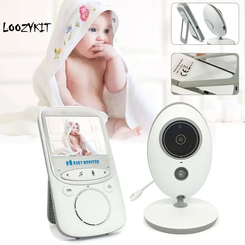 Loozykit VB605 Wireless Video Color Baby Monitor High Resolution Baby Nanny Security Camera Night Vision Temperature Monitoring
Loozykit VB605 Wireless Video Color Baby Monitor High Resolution Baby Nanny Security Camera Night Vision Temperature Monitoring