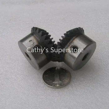 Bevel Gear a pair 20T 1.5 Mod M Modulus ratio 1:1 Bore 8mm 45# Steel Right Angle Transmission parts tank model RC car model DIY
Bevel Gear a pair 20T 1.5 Mod M Modulus ratio 1:1 Bore 8mm 45# Steel Right Angle Transmission parts tank model RC car model DIY
