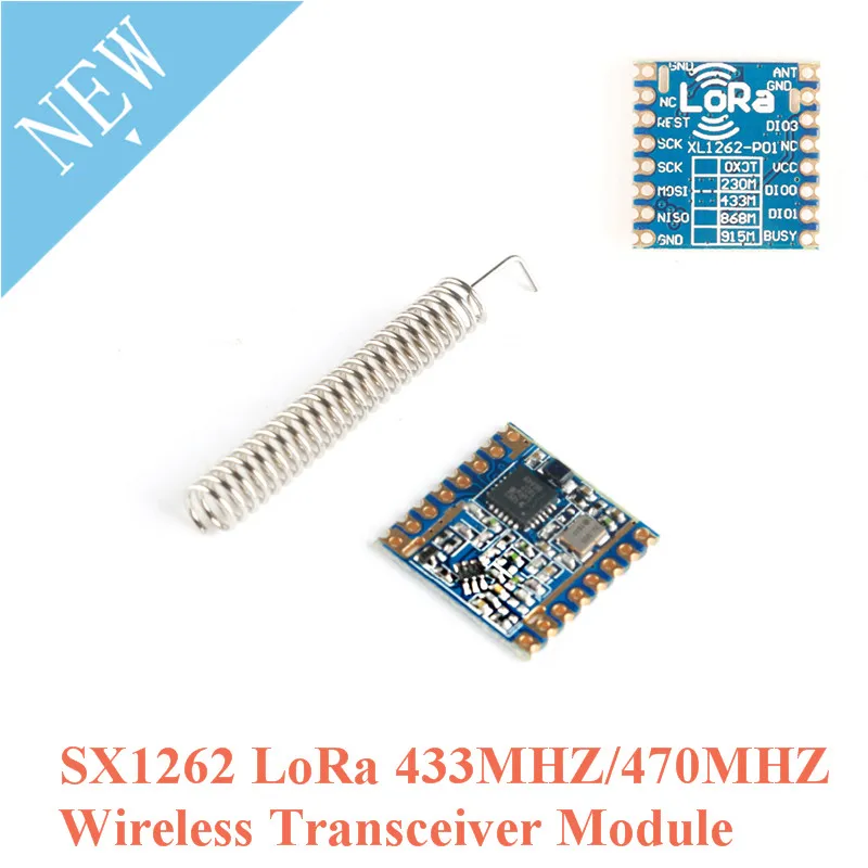 Модуль беспроводной связи LoRa SX1262, 433 МГц, 470 МГц, модуль связи с ультра-низким энергопотреблением, 433 м, 470 м, интерфейс SPI
Модуль беспроводной связи LoRa SX1262, 433 МГц, 470 МГц, модуль связи с ультра-низким энергопотреблением, 433 м, 470 м, интерфейс SPI