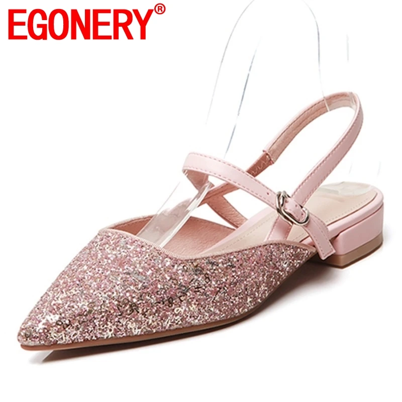 EGONERY shoes woman 2019 summer new concise casual sequined cloth woman sandals outside low square heel pointed toe ladies shoes
EGONERY shoes woman 2019 summer new concise casual sequined cloth woman sandals outside low square heel pointed toe ladies shoes