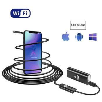 1/2/3.5/5m 8mm lens IP67 Waterproof Snake WIFI Endoscope Borescope Inspection Micro USB Camera Mini Camera For Android IOS
1/2/3.5/5m 8mm lens IP67 Waterproof Snake WIFI Endoscope Borescope Inspection Micro USB Camera Mini Camera For Android IOS