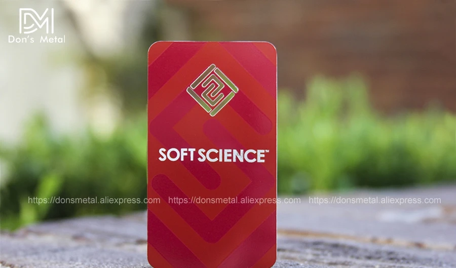 Personalized stainless steel business card high-grade metal membership card hollow metal business card customized