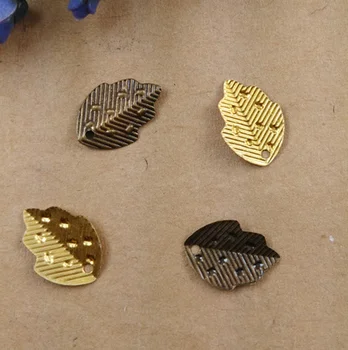 9*13mm mini leaf filigree wire connector chrams for diy findings---/bronze/brass color---1000pcs 
9*13mm mini leaf filigree wire connector chrams for diy findings---/bronze/brass color---1000pcs